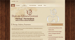 Desktop Screenshot of chiaragovoni.it